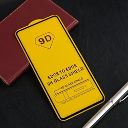Защитное стекло 9D LuazON для Samsung A71, полный клей, 0.33 мм, 9Н - фото 51389677