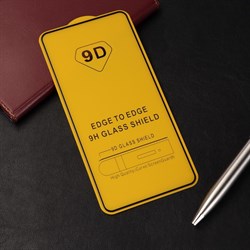 Защитное стекло 9D LuazON для Xiaomi Mi 9t/9t Pro, полный клей, 0.33 мм, 9Н, чёрное - фото 51389765