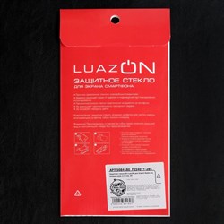 Защитное стекло 9D Luazon для Xiaomi Redmi 7a, полный клей, 0.33 мм, 9Н, чёрное - фото 51389777