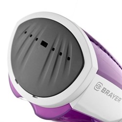 Отпариватель BRAYER BR4121, ручной, 1200 Вт, 900 мл, 16 г/мин, шнур 1 м, бело-фиолетовый - фото 51389886