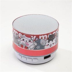 Портативная колонка «Котята», Bluetooth, USB, 6,9 х 6,9 х 5,2 - фото 51390034