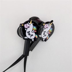Набор наушники вакуумные с гарнитурой и чехол «Единорог», 26,2 х 24,5 см - фото 51390118