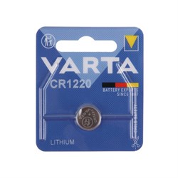 Батарейка литиевая Varta, CR1220-1BL, 3 В, блистер, 1 шт. - фото 51390126