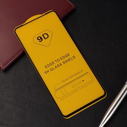 Защитное стекло 9D LuazON для Xiaomi Redmi Note 9 (6.53"), полный клей, 0.33 мм - фото 51390148