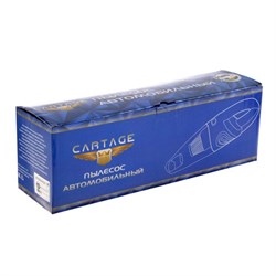 Пылесос автомобильный CARTAGE TURBO, беспроводной, 120 Вт, 12 В, LED подсветка, черный - фото 51390168