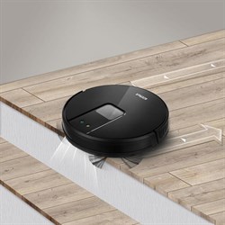 Робот-пылесос Kitfort КТ-572, 28 Вт, сухая/влажная уборка, 0.6/0.3 л, чёрный - фото 51390368