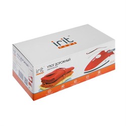 Утюг Irit IR-2305, 800 Вт, тефлоновая подошва, 200 мл, дорожный, бело-красный - фото 51390678