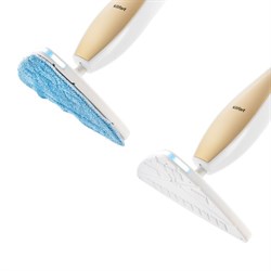 Паровая швабра Kitfort KT-1014, 1300 Вт, 410 мл, шнур 5 м, бело-золотистая - фото 51391060