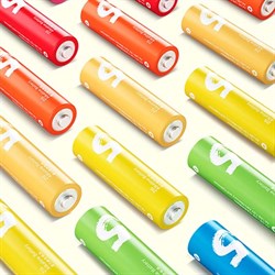 Батарейка алкалиновая Xiaomi ZMI Rainbow Zi7, AАA, LR03-24BOX, 1.5 В, 24 шт. - фото 51391121