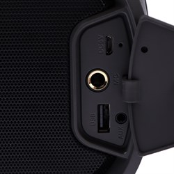 Портативная колонка Perfeo BOOMER, FM, MP3, microSD, USB, AUX, 26 Вт, 3600 мАч, черная - фото 51391143