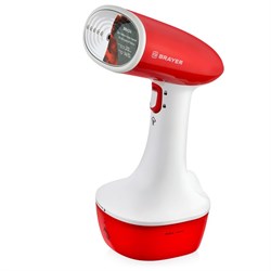 Отпариватель BRAYER BR4124, ручной, 1470 Вт, 300 мл, 20 г/мин, шнур 1.9 м, красно-белый - фото 51391212