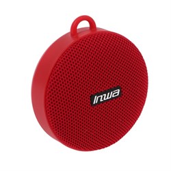 Портативная колонка INWA AS-63, 5 Вт, 750 мАч, водонепроницаемая, крепление на руль, красная - фото 51391567