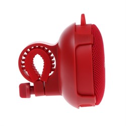 Портативная колонка INWA AS-63, 5 Вт, 750 мАч, водонепроницаемая, крепление на руль, красная - фото 51391572