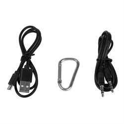 Портативная колонка INWA AS-63, 5 Вт, 750 мАч, водонепроницаемая, крепление на руль, красная - фото 51391573