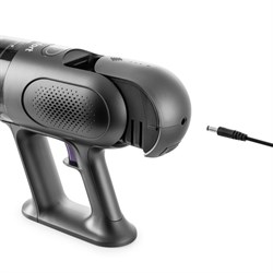 Пылесос КТ-5122, вертикальный, беспроводной, 250 Вт, 0.5 л, чёрно-фиолетовый - фото 51391663