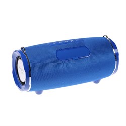 Портативная колонка SK1022, 30 Вт, 4400 мАч, microSD/USB/AUX/FM, BT 5.0, IPX4, синяя - фото 51391797