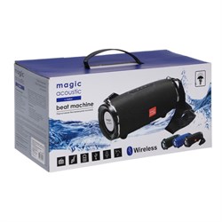 Портативная колонка SK1022, 30 Вт, 4400 мАч, microSD/USB/AUX/FM, BT 5.0, IPX4, синяя - фото 51391802