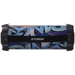 Портативная колонка Hyundai H-PAC460, 9 Вт, 1500 мАч, microSD, BT, USB, AUX, IPX4, черная - фото 51391880