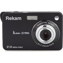 Фотоаппарат Rekam iLook S990i, 21 Мп, 2.7", 720р, SD, MMC, чёрный - фото 51391882