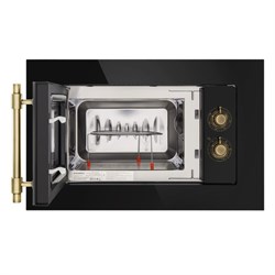 Встраиваемая микроволновая печь MAUNFELD JBMO.20.5GRBG, 1080 Вт, 20 л, 9 режимов, чёрная - фото 51392001