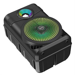 Портативная колонка Hoco BS46, 10 Вт, 1800 мАч, BT 5.0, microSD, USB, AUX, FM, микрофон, черная - фото 51392300