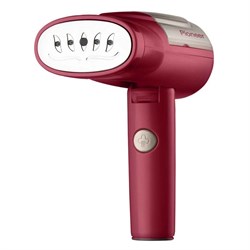 Отпариватель Pioneer SH103, ручной, 800Вт, 100 мл, 14 г/мин, цвет брусничный - фото 51392308