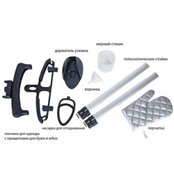 Отпариватель Pioneer SS255, напольный, 2400Вт, 1 л, 50 г/мин, цвет синий-белый - фото 51392391