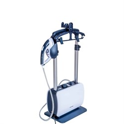 Отпариватель Pioneer SS255, напольный, 2400Вт, 1 л, 50 г/мин, цвет синий-белый - фото 51392398