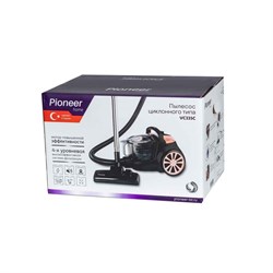 Пылесос Pioneer VC335C, циклонный, 2050Вт, 2 л, цвет чёрный-персиковый - фото 51392426