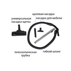 Пылесос Pioneer VC335C, циклонный, 2050Вт, 2 л, цвет чёрный-персиковый - фото 51392432