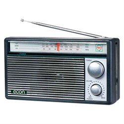 Радиоприемник Econ ERP-2000, 3Вт, 220В, FM 64-108 мГц, цвет чёрный - фото 51392526