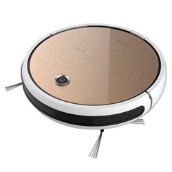 Робот-пылесос Pioneer VC705R, 24Вт, сухая/влажная уборка, цвет золотой - фото 51392536