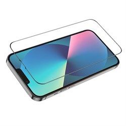 Защитное стекло Hoco A27, для iPhone 13 mini, анти отпечатки, анти царапины, чёрное - фото 51393010