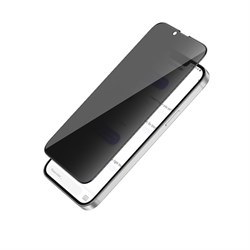 Защитное стекло Hoco A25, для iPhone 13/13 Pro, анти шпион, анти отпечатки, чёрное - фото 51393065