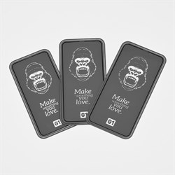 Защитное стекло Hoco G1, для iPhone 13 Pro Max, ПЭТ слой, анти отпечатки, чёрное - фото 51393098