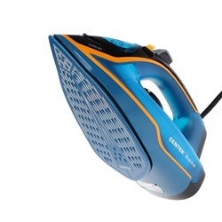 Утюг Centek CT-2363, 2200 Вт, керамическая подошва, 300 мл, сине-жёлтый - фото 51393957