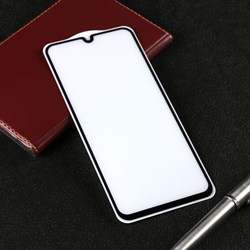 Защитное стекло Krutoff для ITEL Vision 2S, полный клей, чёрное - фото 51394163