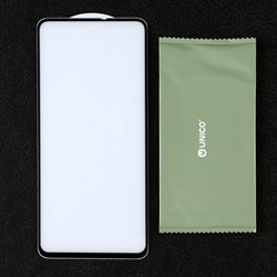 Защитное стекло Krutoff для ITEL Vision 3, полный клей, чёрное - фото 51394168