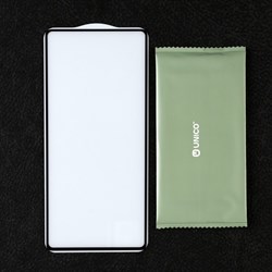 Защитное стекло Krutoff для Samsung M52/A91/S10 Lite, полный клей, черное - фото 51394200