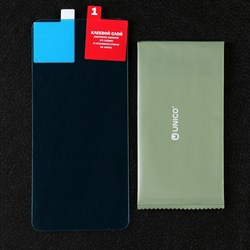 Защитное стекло Krutoff, для Tecno Spark 8, гибридное, полный клей - фото 51394408