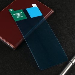 Защитное стекло Krutoff, для Tecno Spark Go 2022, гибридное, полный клей - фото 51394415