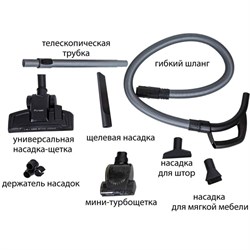 Пылесос Pioneer VC355C, циклонный, 2100Вт, 2,5 л, цвет красный - фото 51394586