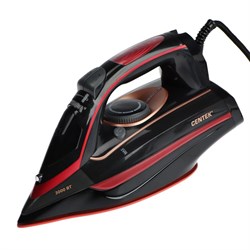 Утюг Centek CT-2311, 3000 Вт, 450мл, керамика, капля-стоп, антинакипь, самоочистка, красный - фото 51394699