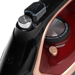 Утюг Centek CT-2313, 2600 Вт, 350 мл, керамика, капля-стоп, пар. удар, самоочистка, красный - фото 51394714