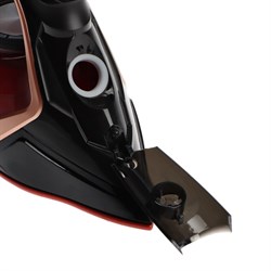 Утюг Centek CT-2313, 2600 Вт, 350 мл, керамика, капля-стоп, пар. удар, самоочистка, красный - фото 51394715
