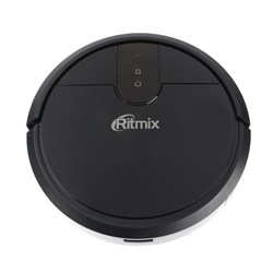 Робот-пылесос RITMIX VC-030WB, 20 Вт, сухая/влажная уборка, 0.38 л, 120 мин, чёрный - фото 51394937