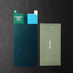 Защитное стекло Krutoff, для Tecno Spark 9 Pro, гибридное, гибкое, полный клей - фото 51394996