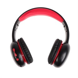 Детские наушники Perfeo KIDS, беспроводные,полноразмерные,микрофон, BT 5.0, 300 мАч, черные - фото 51395201