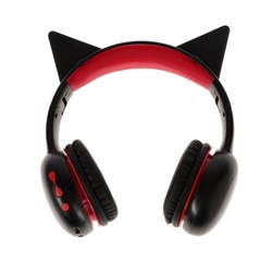 Детские наушники Perfeo KIDS, беспроводные,полноразмерные,микрофон, BT 5.0, 300 мАч, черные - фото 51395202