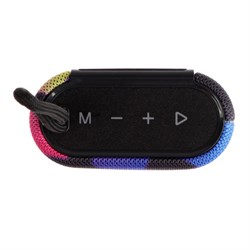 Портативная колонка Perfeo BANG PF_D0043, 5 Вт, 1200 мАч, microSD, USB, AUX, FM, граффити - фото 51395223